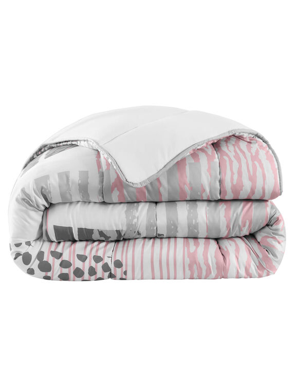 Couette microfibre imprimée Savane  200 g/m² (gris) Couette microfibre imprimée Savane  200 g/m² (gris)